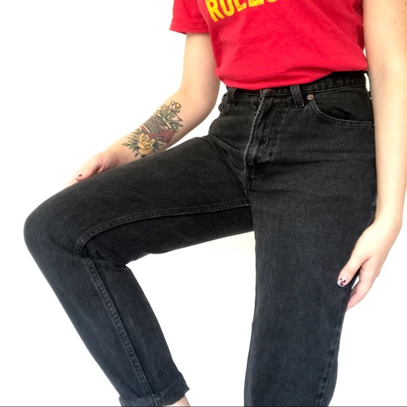black jordache jeans